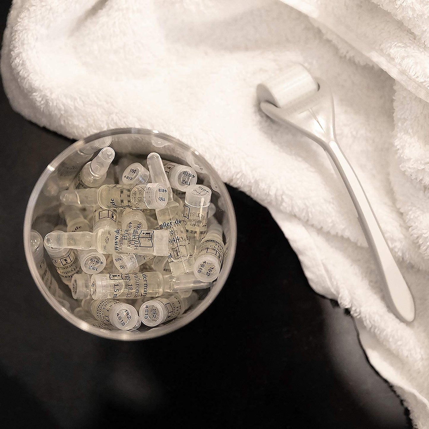 Dermaroller Hyaluronic Moisture Acid Ampoules Serum, 30 Pc of 1.5 ml Tubes