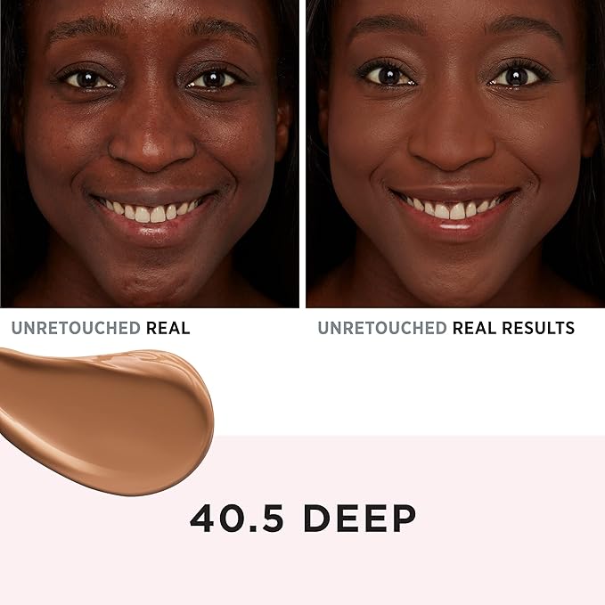 IT Cosmetics Makeup Set - Includes Supersize Bye Bye Under Eye Concealer (40.5 Deep) + Heavenly Luxe Complexion Perfection Concealer Brush (1 fl oz) - with Collagen, Hyaluronic Acid & Antioxidants