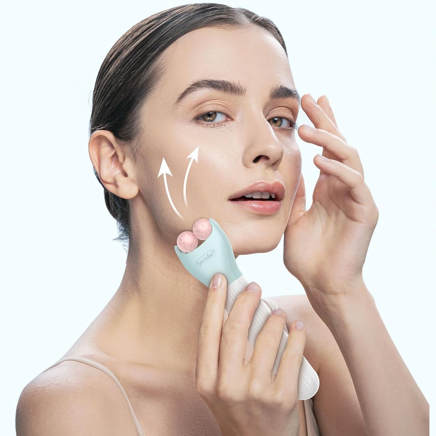 10 in 1 Derma Roller Kit, 0.25mm Microneedling Roller Microneedle Derma Roller with, Facial Beauty Roller Skin Care Tools, 10 Replaceable Heads and Storage Case