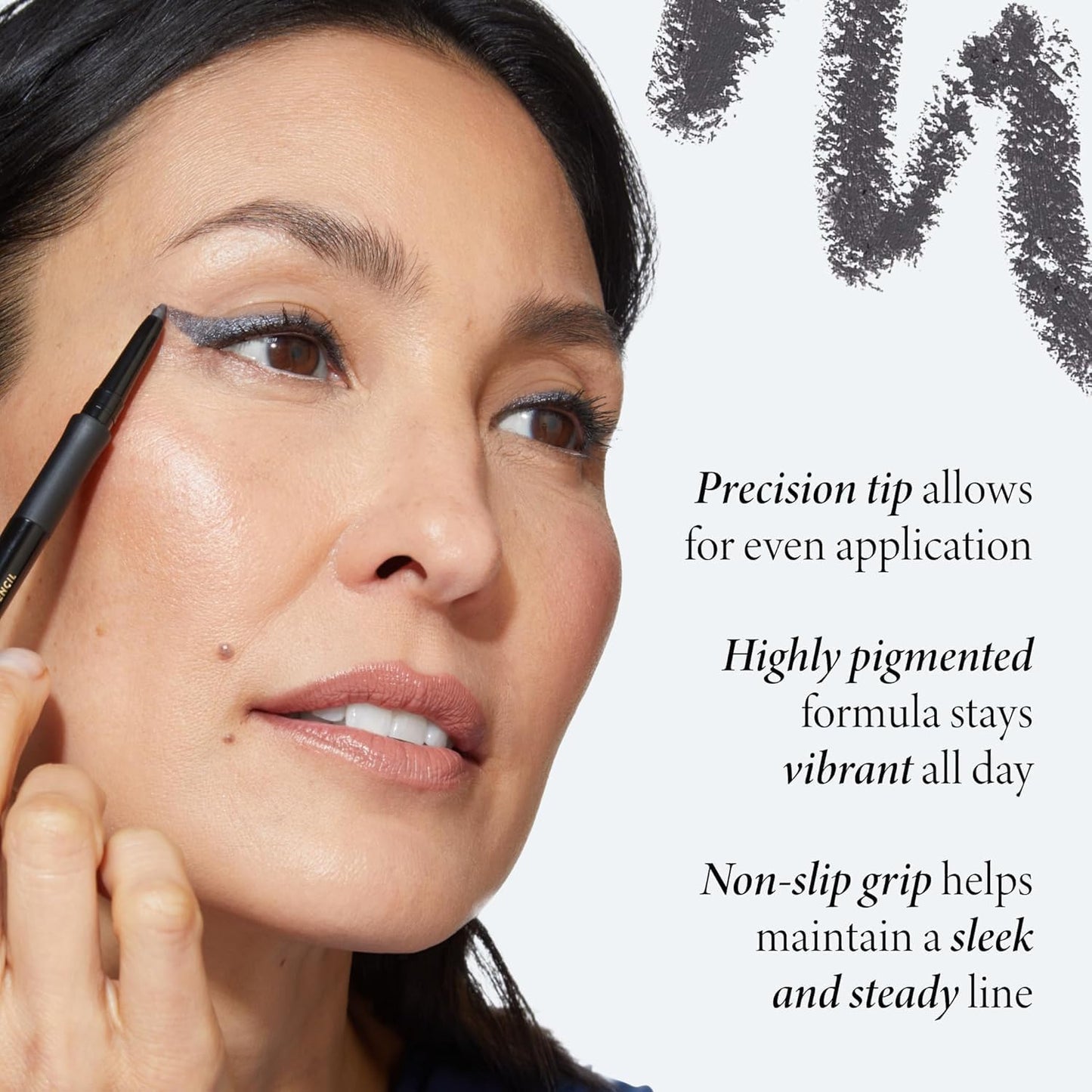 LAURA GELLER NEW YORK INKcredible Gel Eyeliner - Deep Purple - Waterproof Smudge-proof Eyeliner Pencil - Built in Sharpener