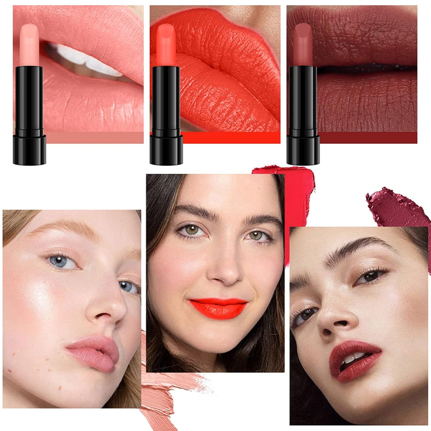 All in One Makeup Bundle with Makeup and Reusable Waterproof Case, Ultimate Color Combination Eye Shadow Palette, Photo Finish Foundation, Lipstick Set, Multi-Use Concealer etc, Makeup Gift Set