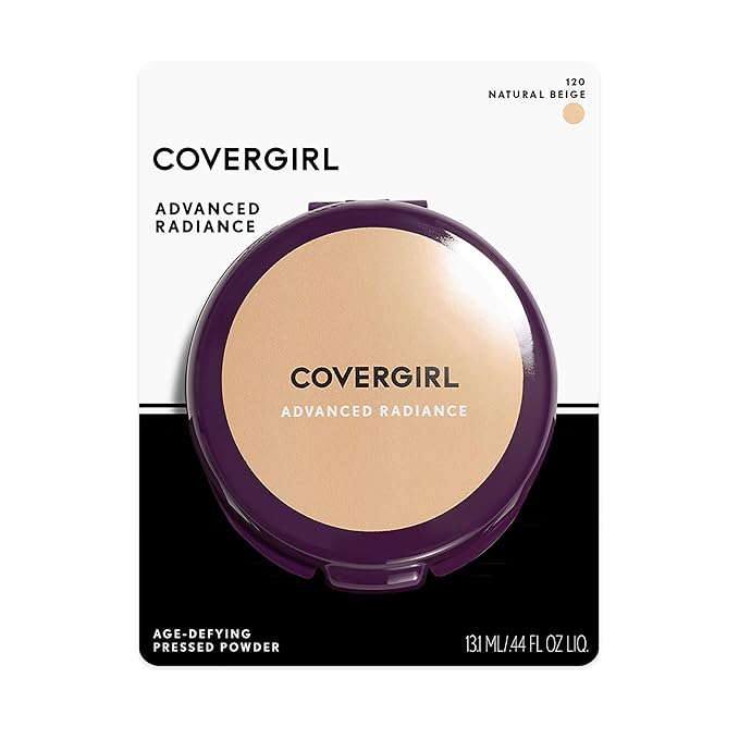 COVERGIRL Advanced Radiance Age-Defying Pressed Powder Natural Beige 120.39 Ounce (packaging may vary) (Pack of 3)