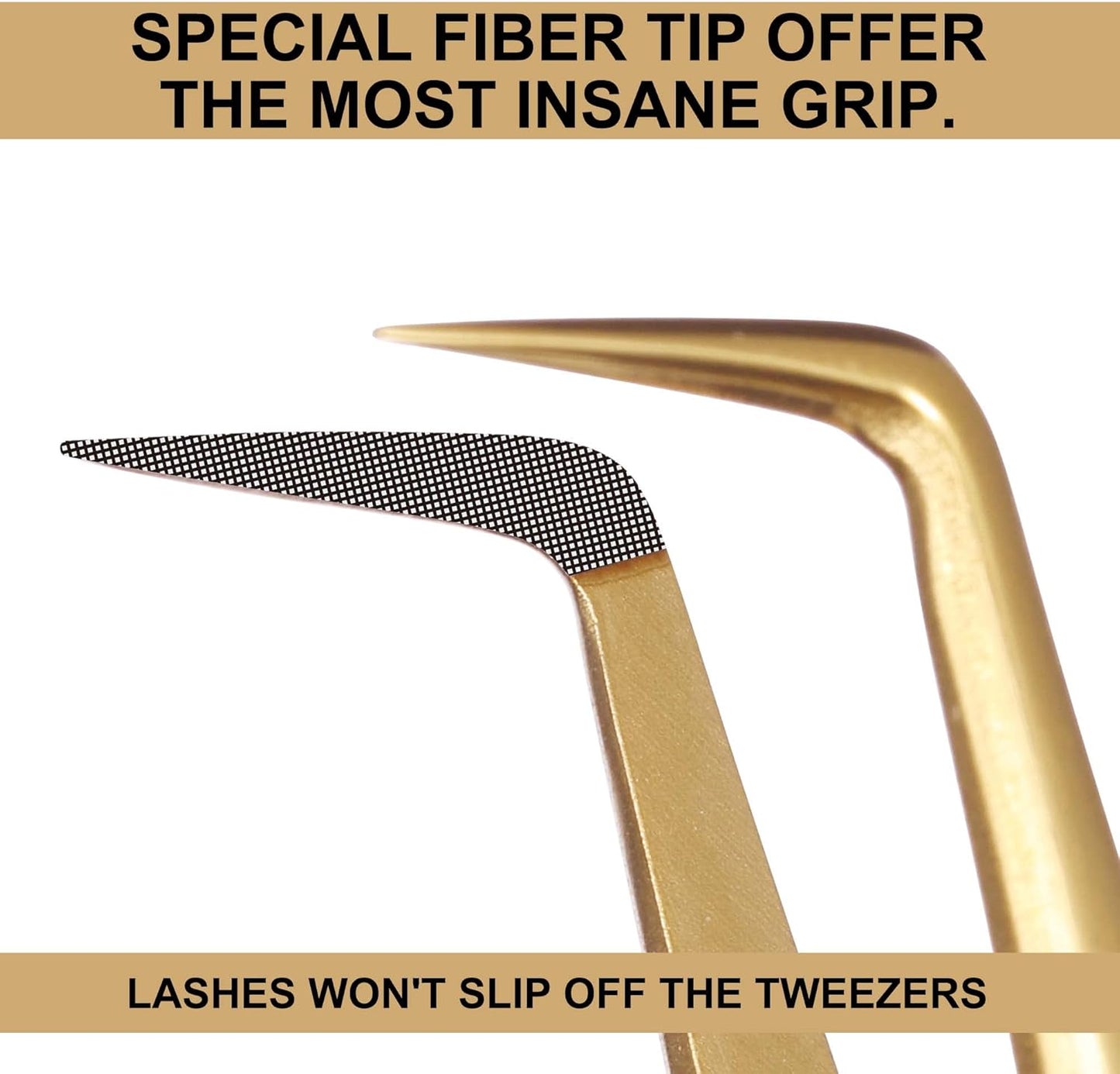 Fiber Tip Lash Tweezers For Eyelash Extension 4 Pcs Tweezers Professional Artist Tech Work Kit Tools,Best Volume Eyelash Lashes Extensions Precision Supplies Volume Boot 90 45 Degree(White)