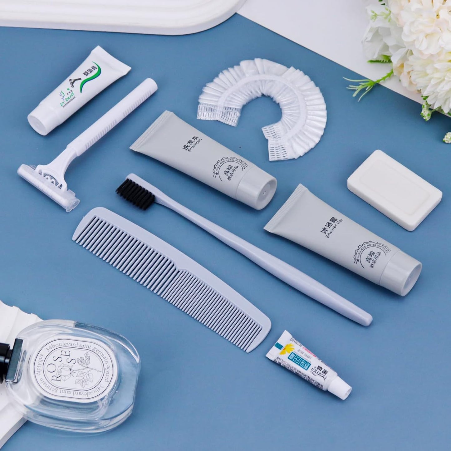 Hygiene Kit, Hygiene Kit Bulk, Individually Packed,The Travel Hygiene Kit Is Fully Equipped, Convenient For Personal Washing, Convenience Kits Suitable For Hotel, Home, Camping, Travel ( Pack-12)