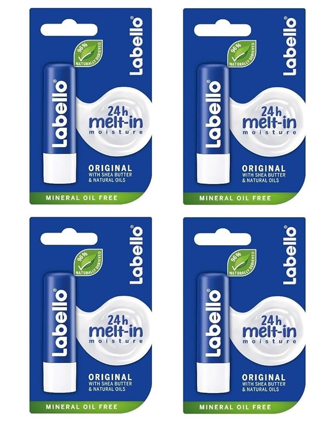 Labello Classic Care Lip Balm 5.5 ml /4.8g , pack of 4