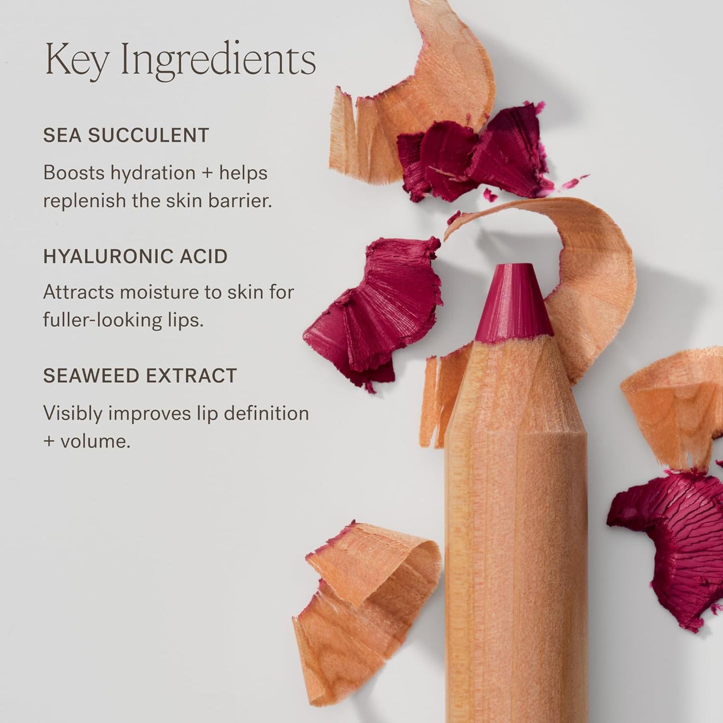 ILIA - Lip Sketch Hydrating Crayon | Hydrate, Plump, Smooth, Strengthen | Long Lasting up to 12-Hours, Bleed-Resistant, Soft-Matte | Barrier-Building, Non-Toxic, Cruelty-Free (Pink Door)