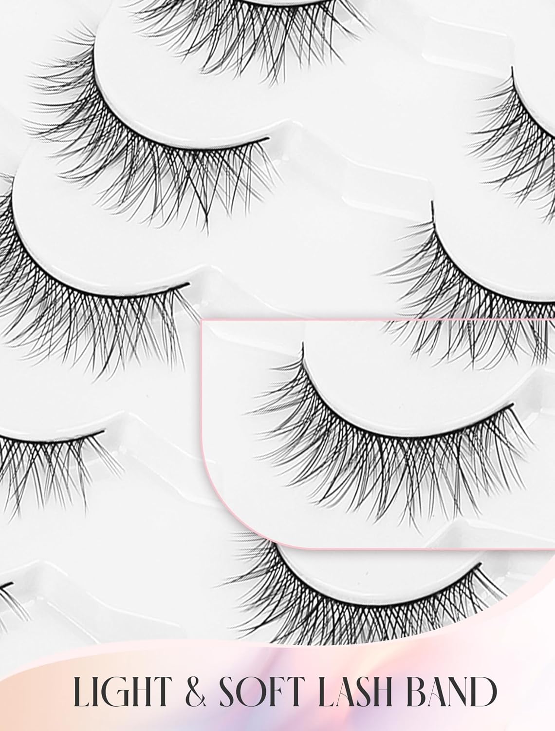 Natural Lashes Natural Eyelashes Short Eyelashes Natural Look False Eyelashes Wispy Eye Lashes Small Lashes Fake Lashes K33