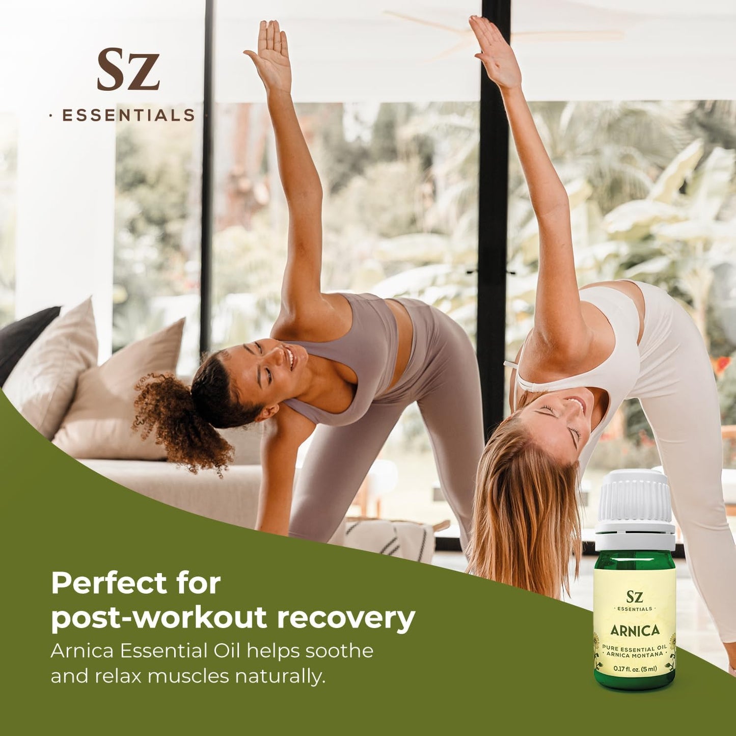 Arnica Essential Oil (Arnica Montana) – Therapeutic Grade, 100% Pure & Undiluted with Fresh Herbal Aroma for Soothing Relief, Aromatherapy, Muscle Recovery & Skin Care - Vegan 0.17 oz