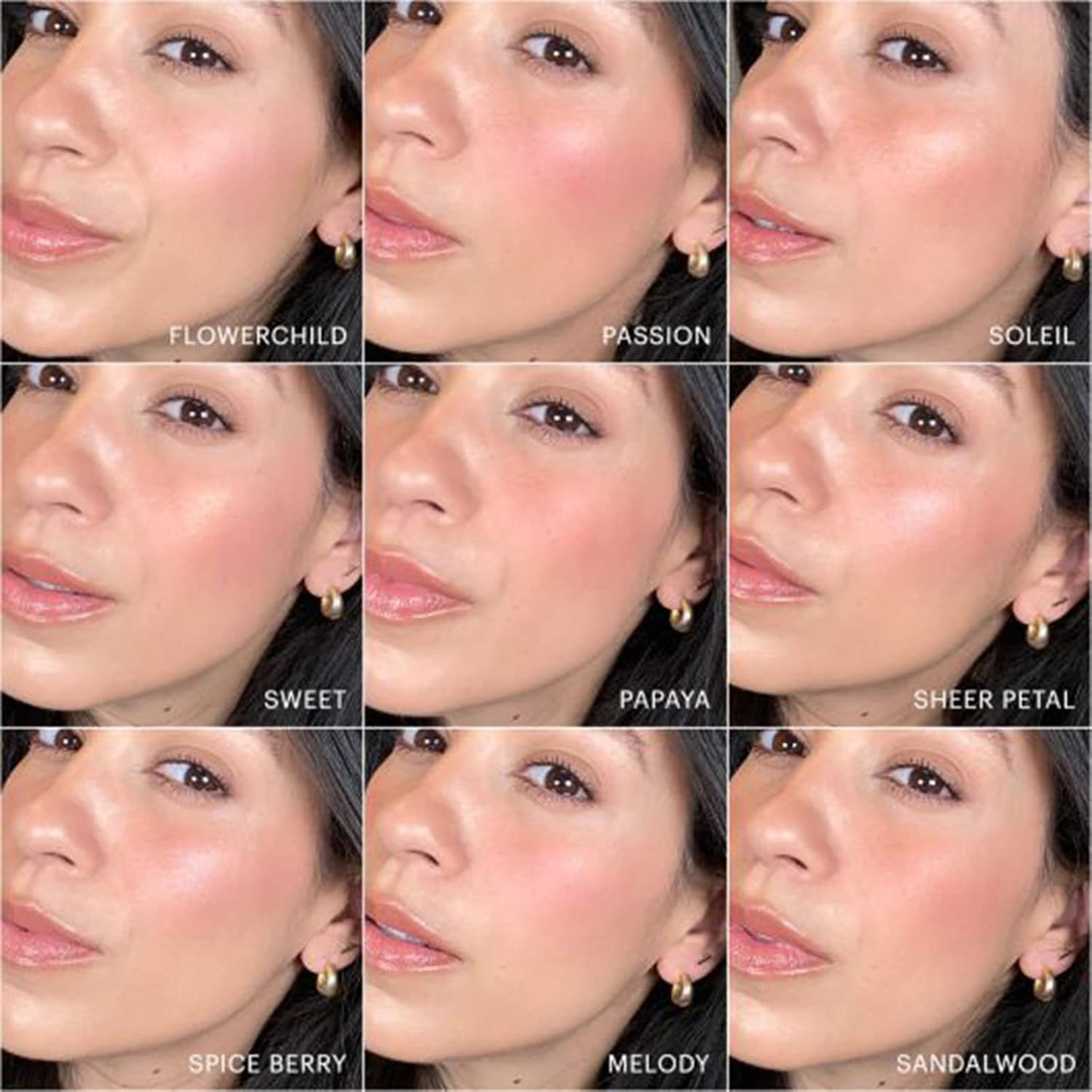 Glo Skin Beauty Blush (Flowerchild) - Pressed Powder Blush for Cheeks, High Pigment Mineral Face Makeup Creates a Natural, Healthy Glow