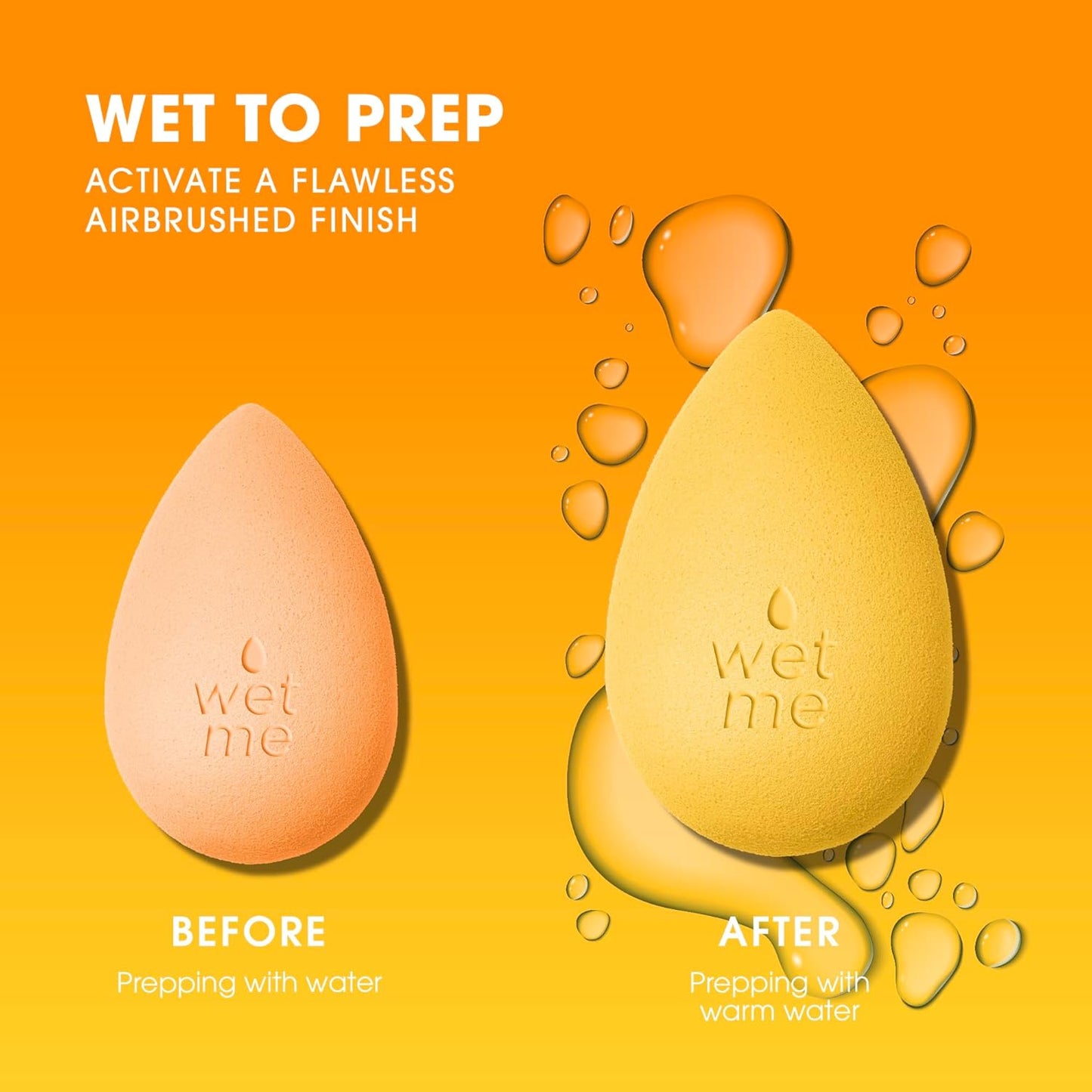 Beautyblender® | Beam Color Changing Beauty Blender Makeup Sponge, Super-Soft Foam Easily Blends Foundations & Creams, Made in USA, Reusable, Washable, Streak Free Application, Heat Activated