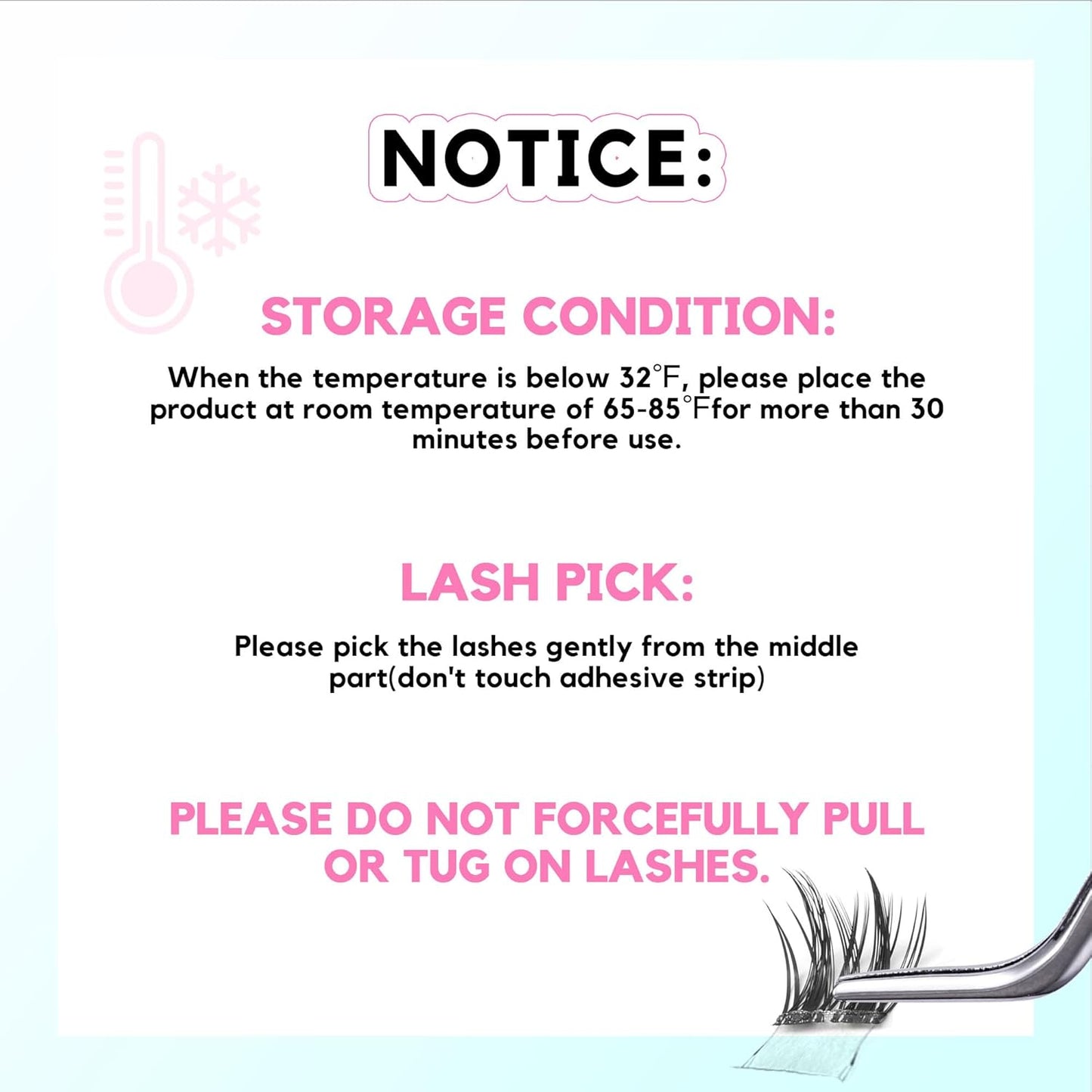 GAQQI Self Adhesive Eyelashes Clusters, No Glue Lash Clusters 10-16mm Wispy & Natural Cluster Lashes, No Band Press On Lashes, More Comfortable & Stronger Hold (Lace）