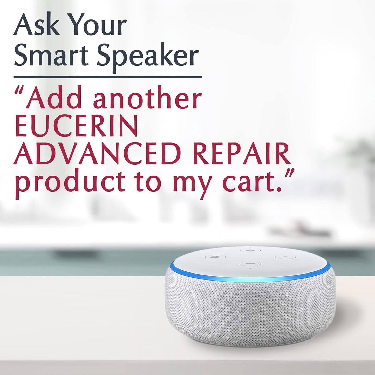 Eucerin Advanced Repair Unscented Body Lotion for Dry Skin (16.9 Fl Oz) + Advanced Cleansing Body and Face Cleanser for Sensitive Skin, Fragrance Free (16.9 Fl Oz)