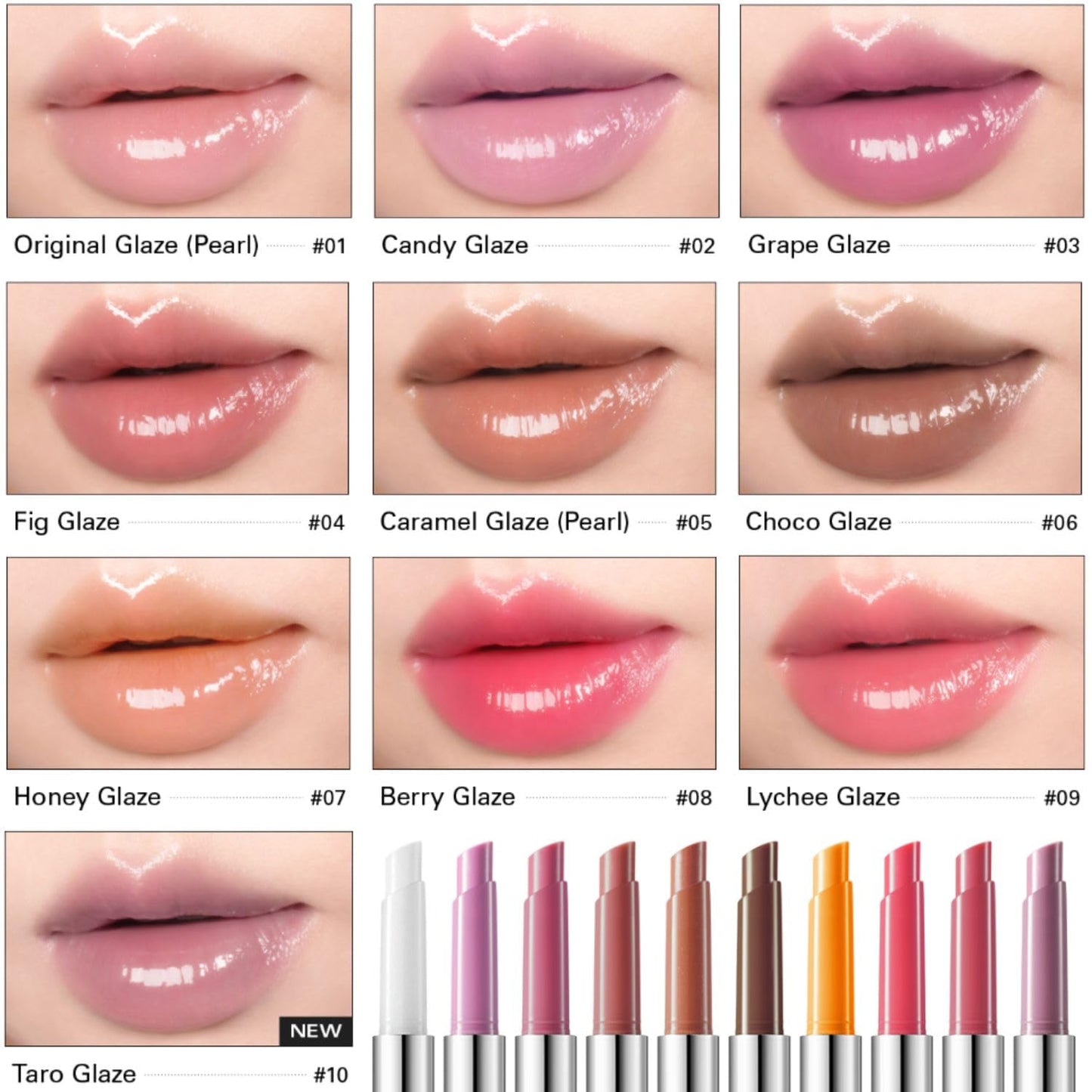 BBIA Over Glaze Stick - Lip Plumping Gloss Melting Balm Lipstick, Intensive Volume Up, High Shine & Glossy, Ultra Watery Moisturizing & Volumizing, Glowy Texture, Korean Lip Makeup (01 ORIGINAL GLAZE)