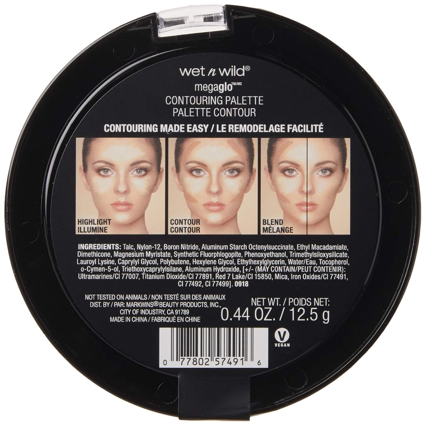 wet n wild MegaGlo Contour Palette, Dulce De Leche | Contouring Powder Face Kit | Flawlessly Sculpted Face (Pack of 2)