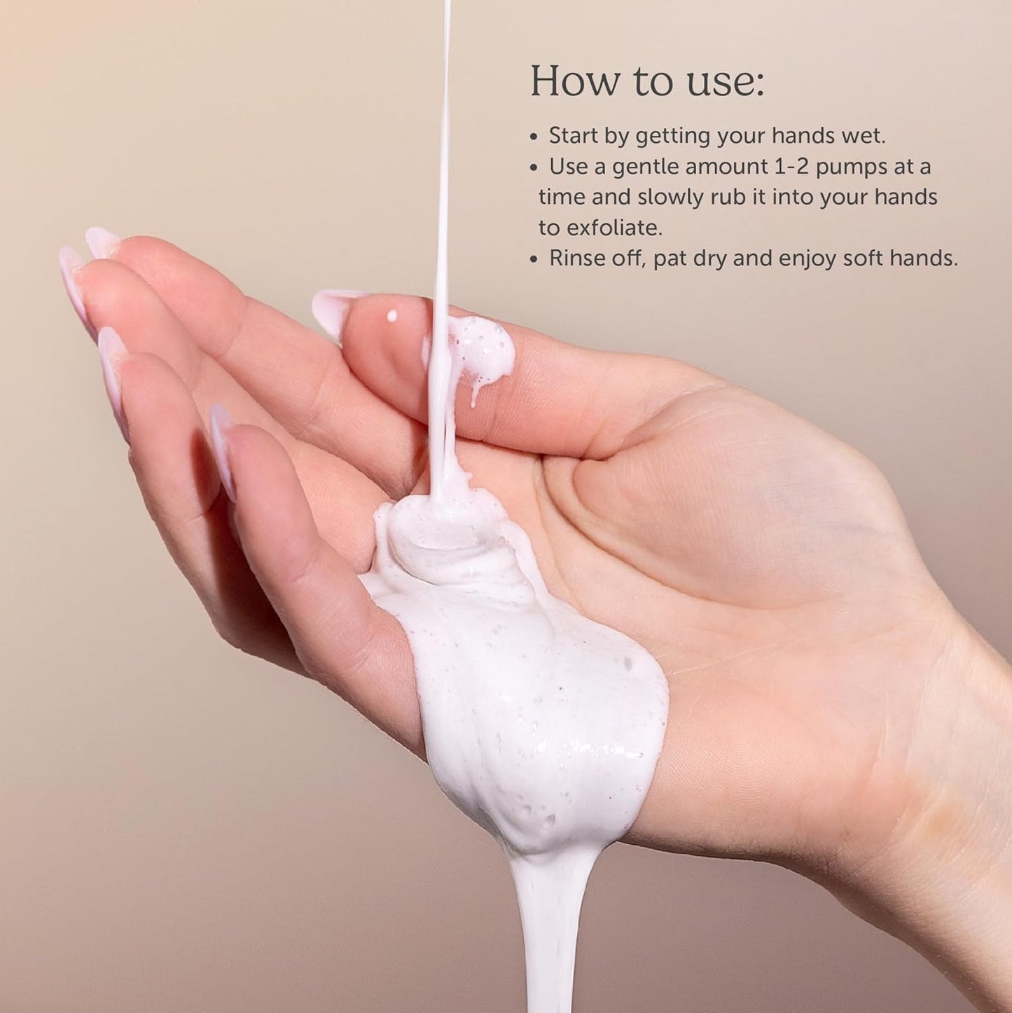 Nectar Life Exfoliating & Moisturizing Hand Wash 3-Pack, Volcanic Pumice for Hand Scrub, Shea Butter Softens Hands, Clean Vegan Ingredients, Lemon Scent