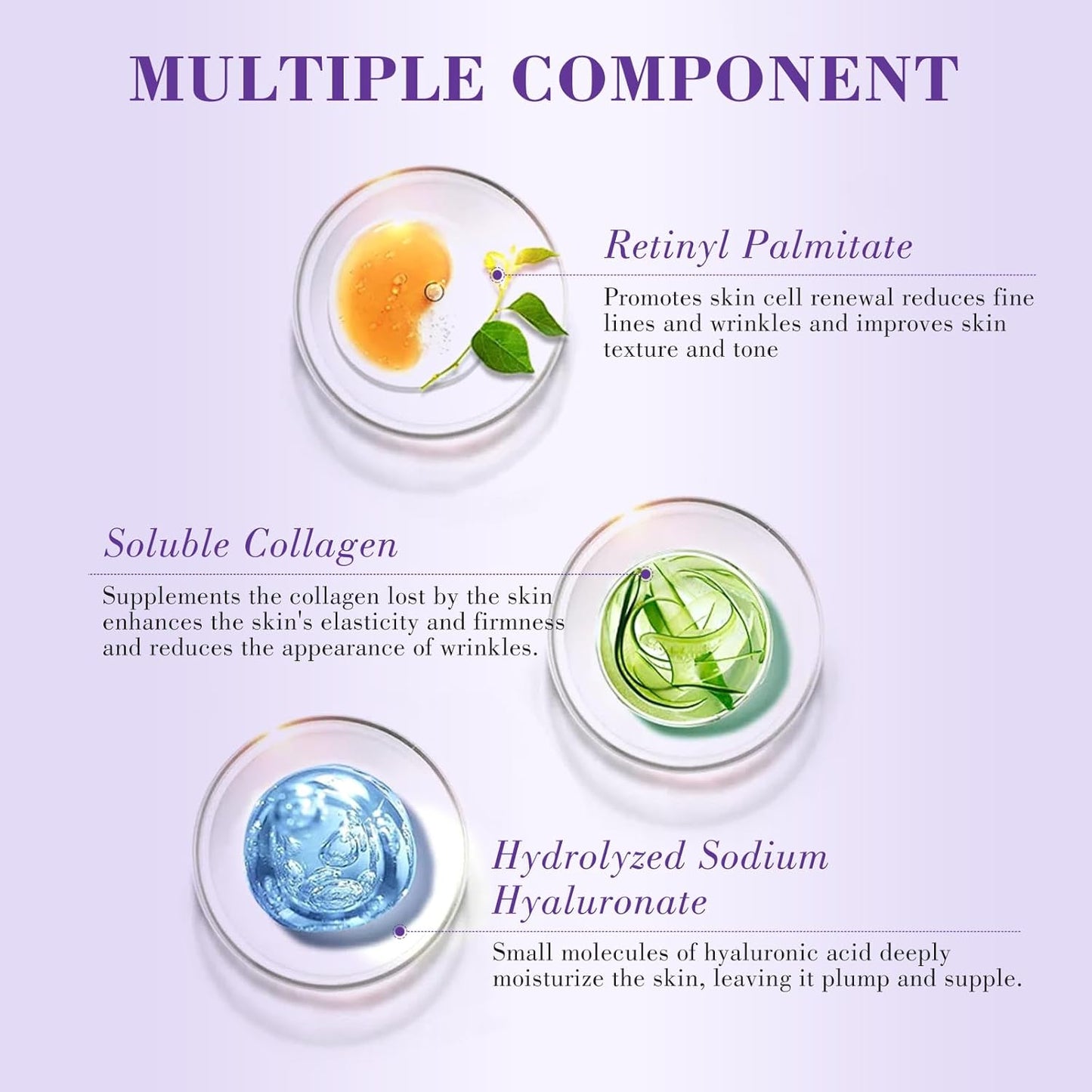 Eye Cream, Retinol Eye Cream for Dark Circles, Puffiness Anti Aging, With Hyaluronic Acid, Peptides, Caffeine Reduces Bags, Smooths Wrinkles & Fine Lines, Dark Circles Under Eye Treatment