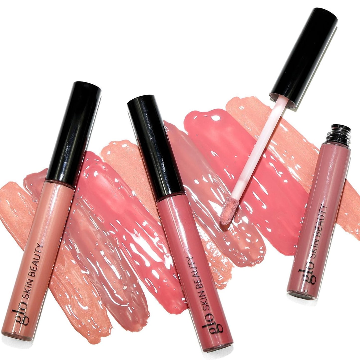 Glo Skin Beauty Lip Gloss | Color and Shine with Lip Nourishing Ingredients, without Stickiness, (Naked)