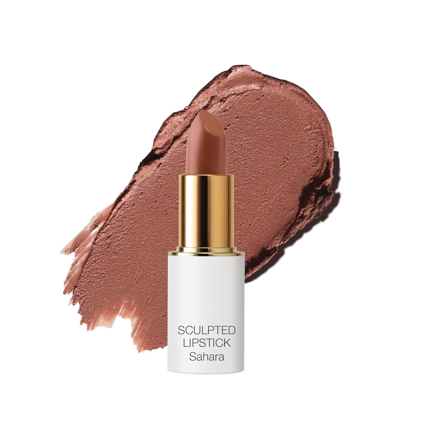 Ogee Full Bloom Sculpted Lipstick (Sahara - Warm Auburn) - Long Lasting Organic Lipstick with Jojoba Oil & Micro Hyaluronic Acid - 70% Organic Ingredients & Made in USA