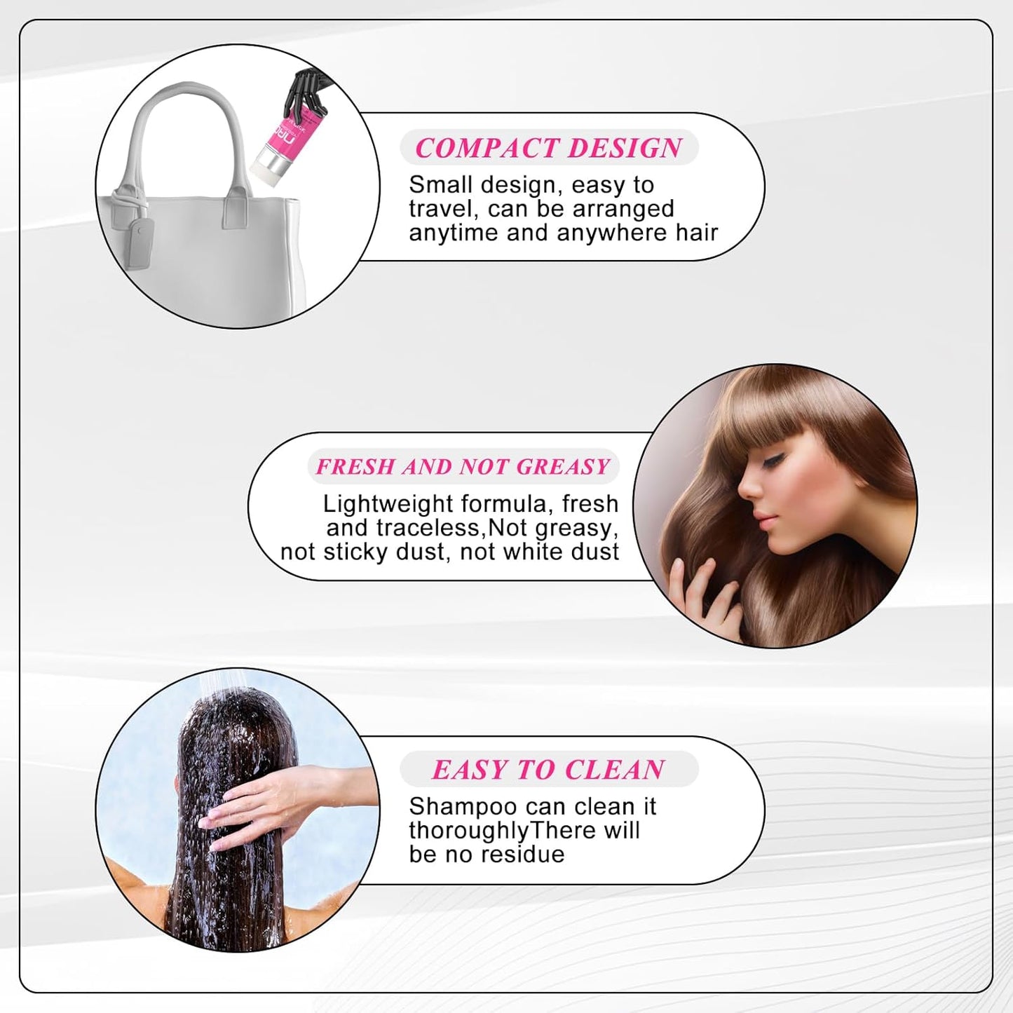 DAN hair wax stick, Wax Stick for Hair, Hair-Styling Waxes, Non-greasy Styling Hair Pomade Stick, Nourishing Accessories - Slick Stick for Women & Kids,(2.7 oz)