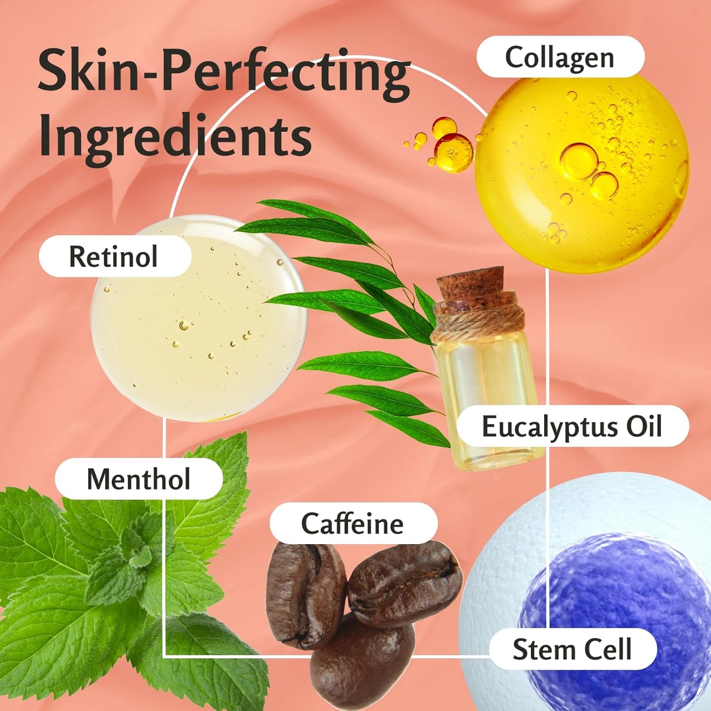 M3 Naturals Hot Cream for Belly Butt and Thighs Cellulite Cream for Thighs and Butt Fast Body Sweat Activator with Caffeine and Collagen - Invigorating Sweat Cream for Workouts and Body Sculpting