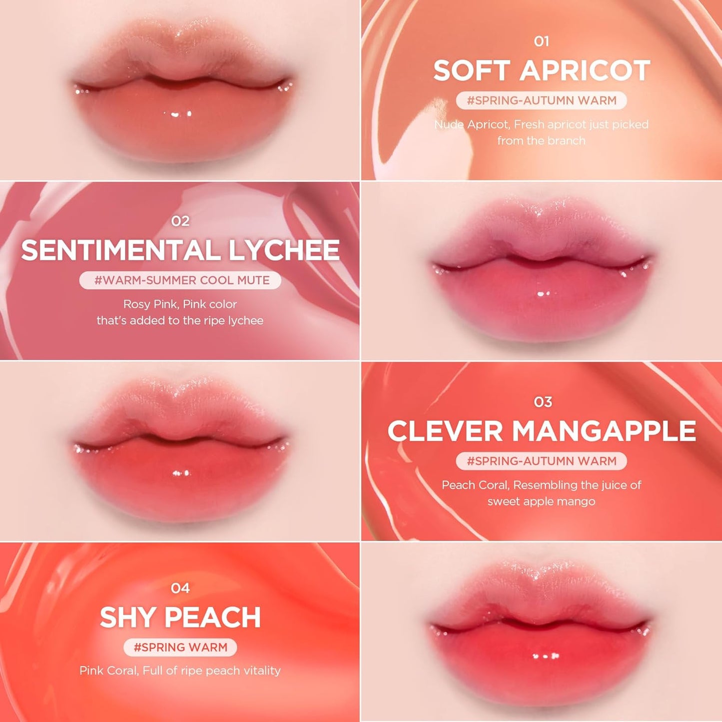 lilybyred Bloody Liar Coating Tint | Korean Glossy Lip Stain, Vivid & Juicy Color, Syrupy Shine, Moisturizing, Long-Lasting & Smudge-Proof, Non-Sticky, Lightweight, 0.14 oz. (05 Talented Peach)