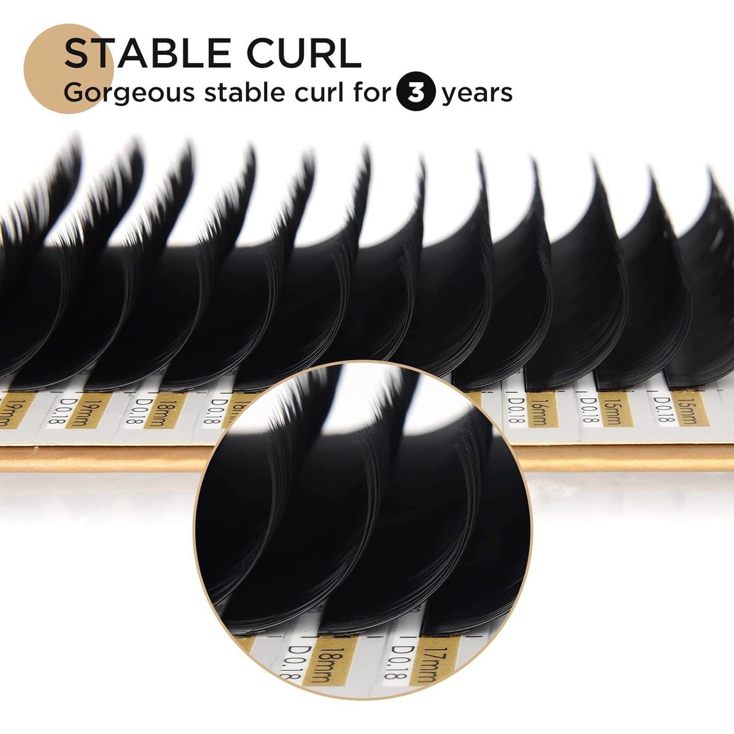 LASHVIEW 0.20 Thickness Eyelash Extensions C Curl 9mm Silk Mink Fake Natural Thick Lashes Individual Semi-Permanent Eyelashes Silk lashes (Salon Use)