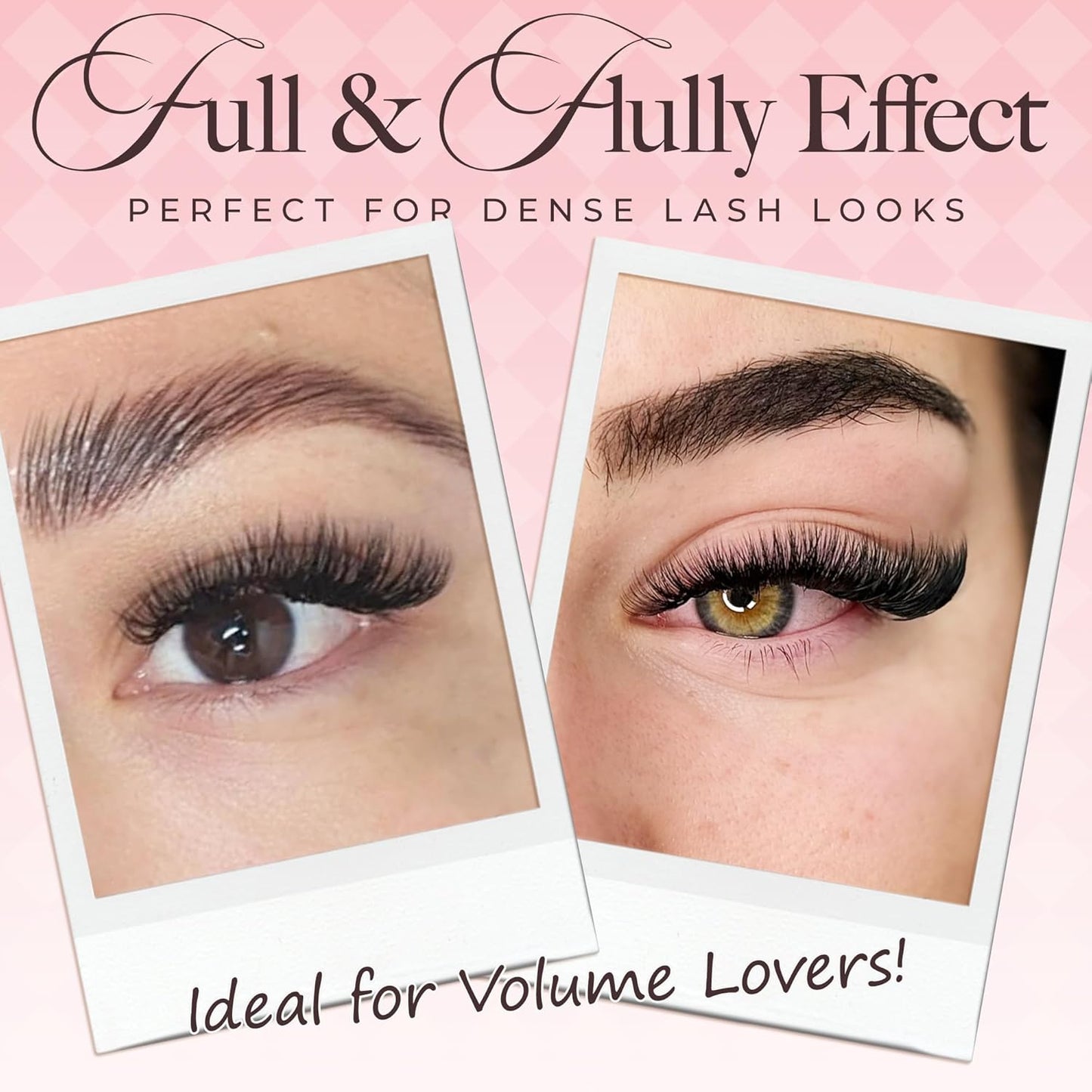 LASHVIEW 600 Fans 10D Premade Volume Eyelash Extensions Mixed Tray Premade Fans Eyelash Extensions C Curl Premade Lash Fans Pointed Handmade Promade Loose Fans Thin Base (10D-0.05C,8-15mm)