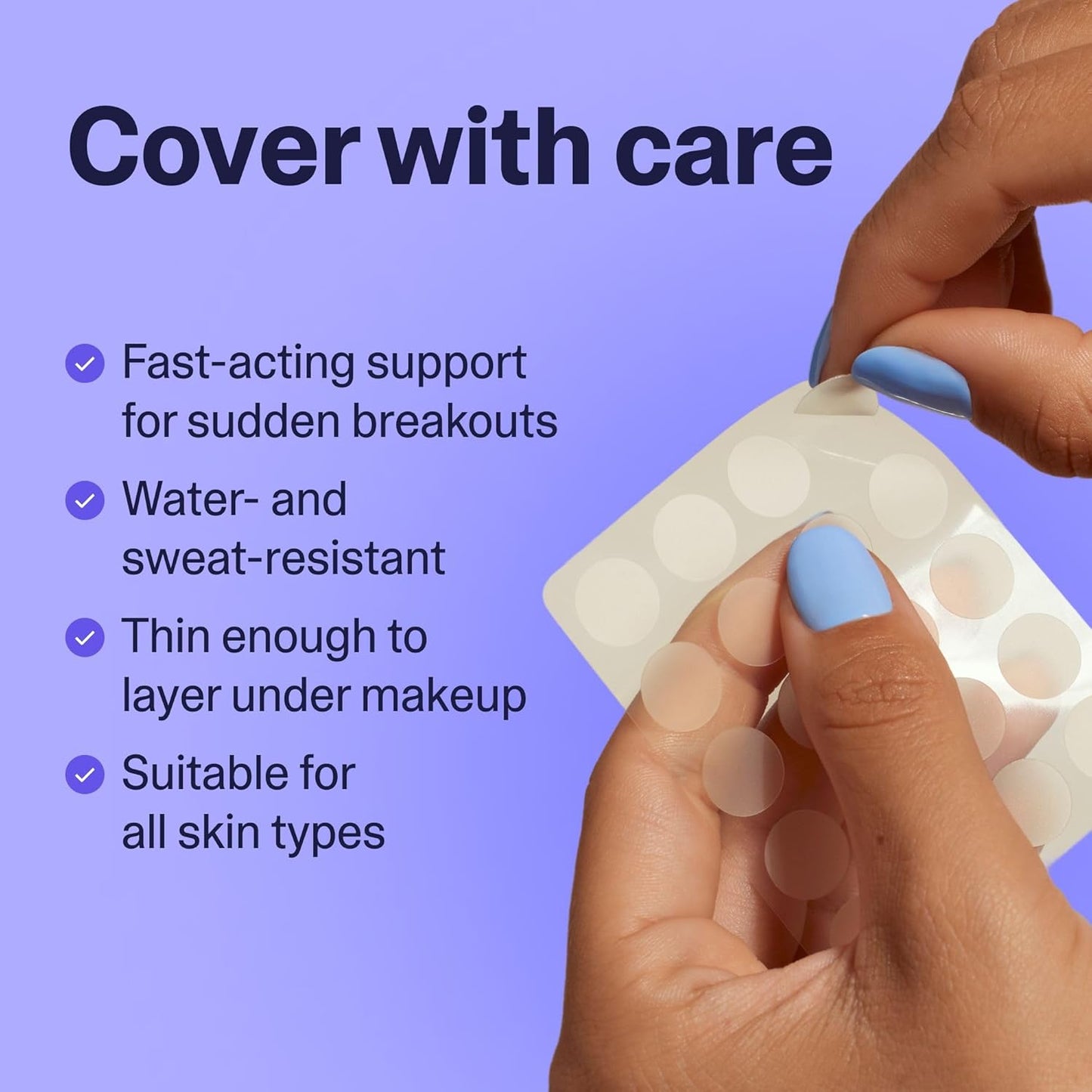 Curology Emergency Spot Pimple Patches for Face, Hydrocolloid Pimple Patches Fast-Acting, 80 Count