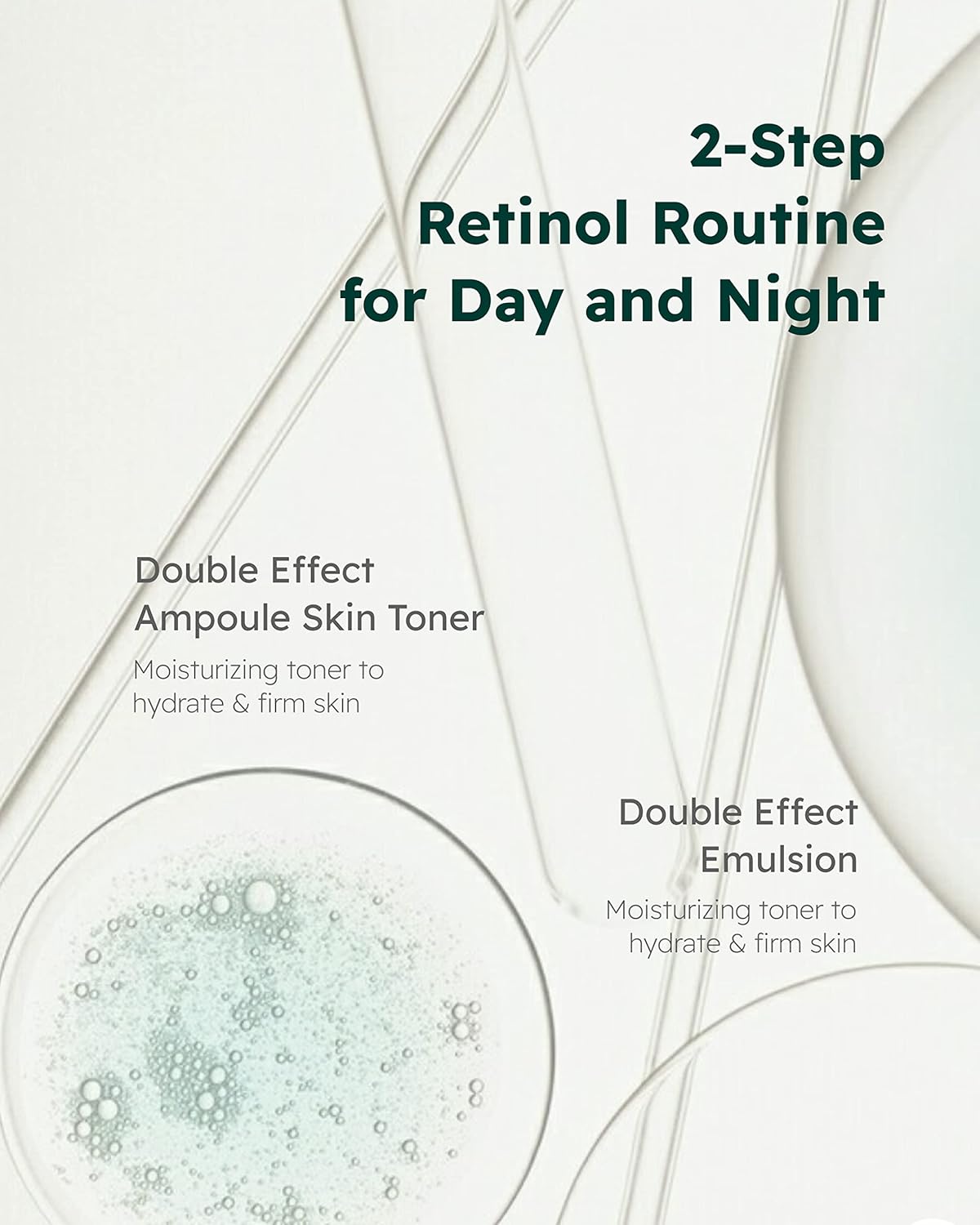 ISA KNOX AGE FOCUS PRIME Double Effect Emulsion by LG Beauty, PRIME Wrinkle For All Serum & PRIME Eye For All Cream - Korean Skin Care, Daytime Retinol (177 ml/5.99 fl oz)
