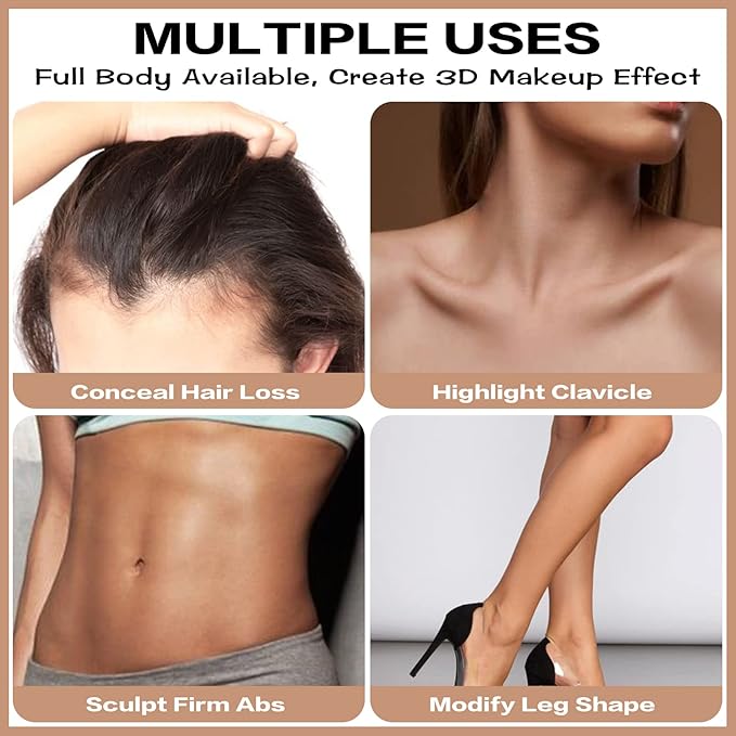 FOCALLURE Cream Contour Stick, Matte Bronzer Stick, Professional Face Shaping & Contouring Stick Makeup, Easy to Apply with Buildable Coverage, Long Lasting & Sweatproof, SPICE