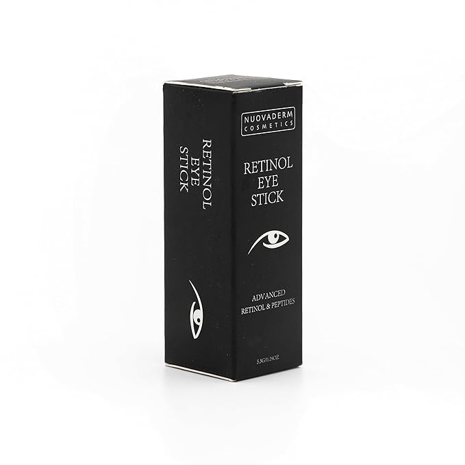 Advanced Retinol Eye Stick Balm - Hydrating Under Eye Stick Brightening Eye Cream with Peptides for Fine Lines, Wrinkles, Dark Circles & Puffiness - Unscented Anti Aging Eye Cream for Women & Men