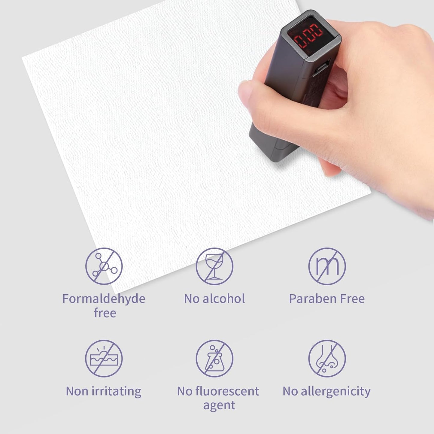 Disposable Face Towel XL Facial Wipes - Organic Vegan Biodegradable Face Towels，Ultra Soft Thick Wash Cloths for Adults and Baby, 100% Cotton Dry Wipes for Washing and Drying