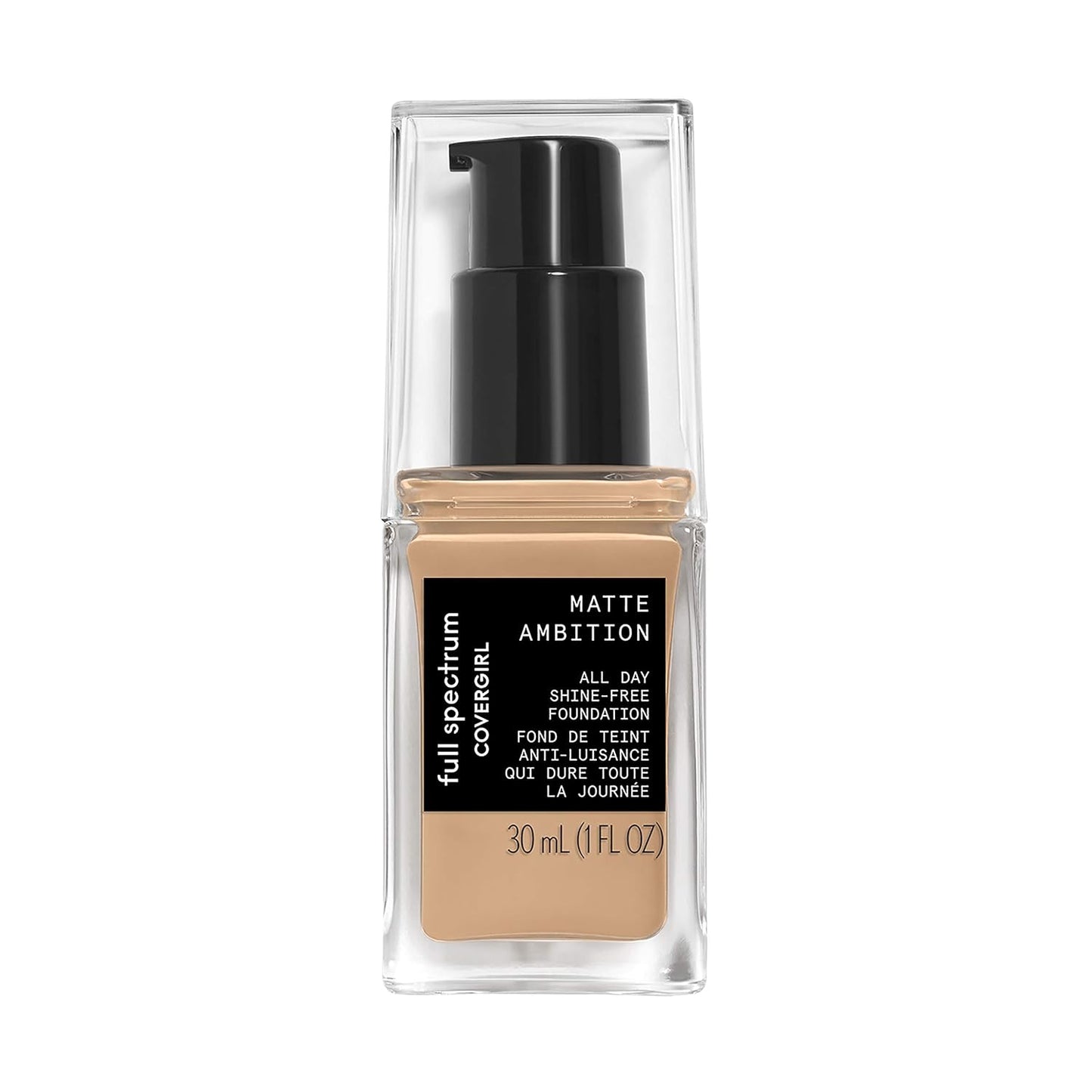 COVERGIRL Matte Ambition, All Day Foundation, Medium Cool 1, 1.01 Ounce