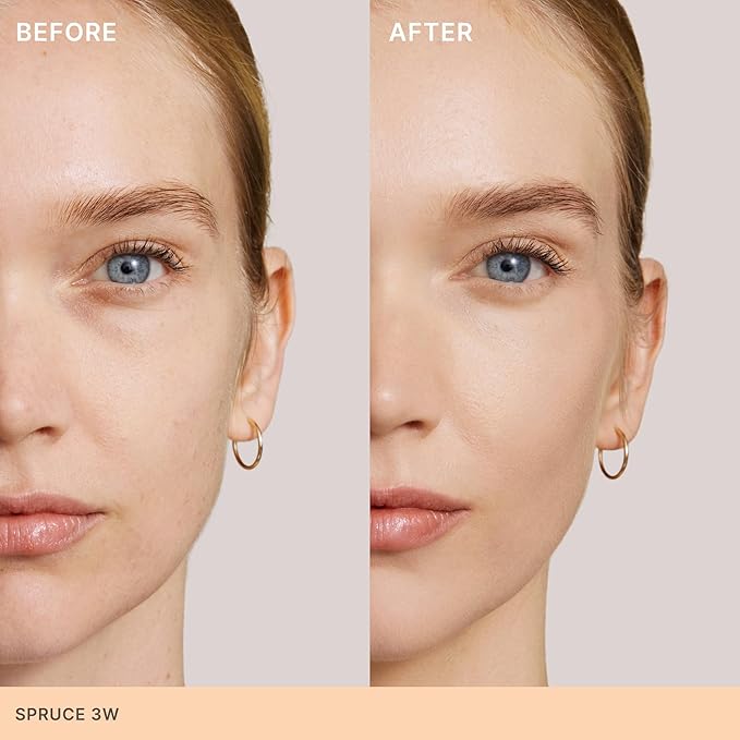 ILIA - Skin Rewind Complexion Stick - Foundation + Concealer + Skincare | Non-Toxic, Vegan, Cruelty-Free, Clean Makeup (3W - Spruce, 0.35 oz | 10 g)