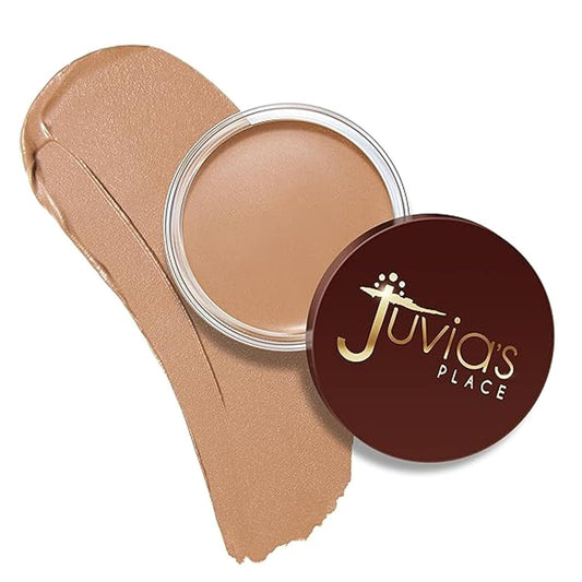 Juvia's Place Bronzed Cream Bronzer Buttercream - Creamy Bronzing Makeup Beauty Glow Sun Kissed Cheek Matte Shimmer Contour Long Lasting Finish Pigmented Bronze Light Buildable Blendable