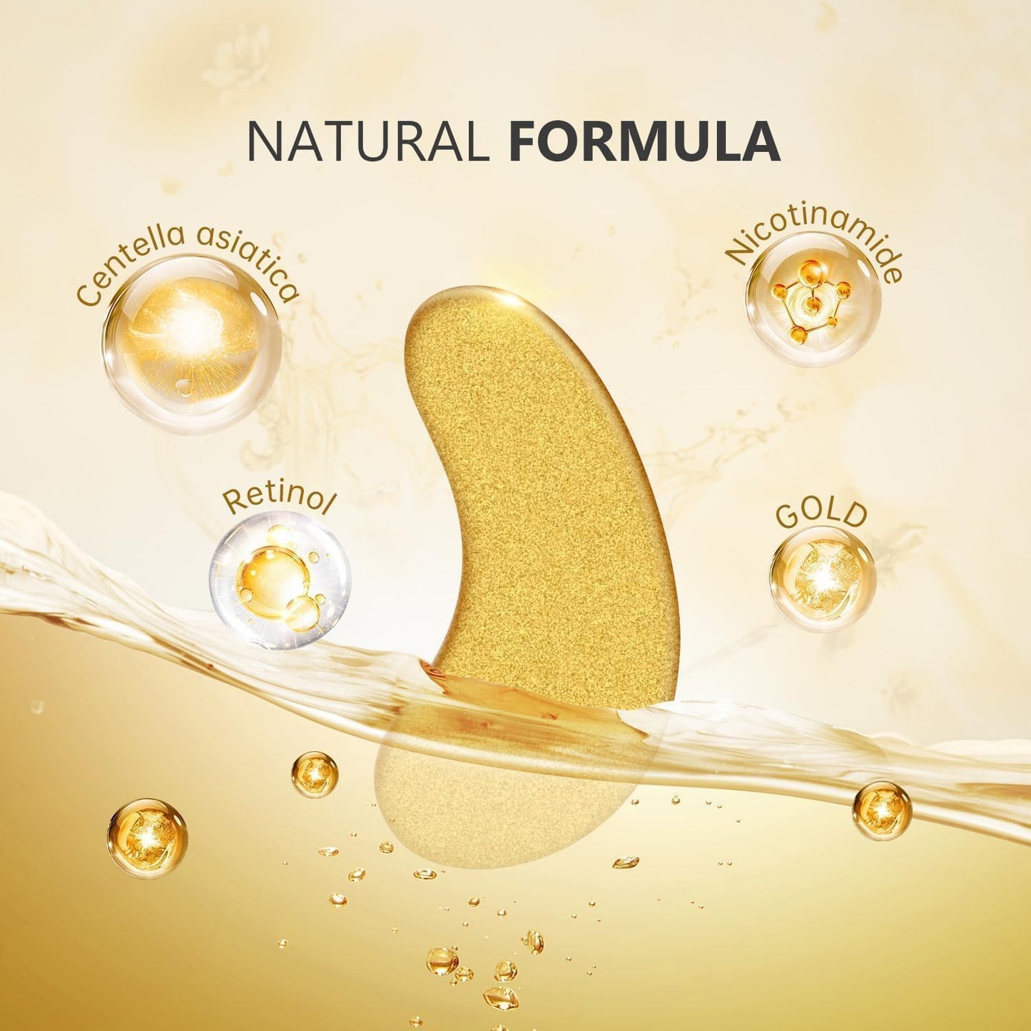 20 Pairs 24K Gold Under Eye Patches Face Masks Dark Circles Puffy Eye Bags Collagen Skincare Spa Trip Eye Mask