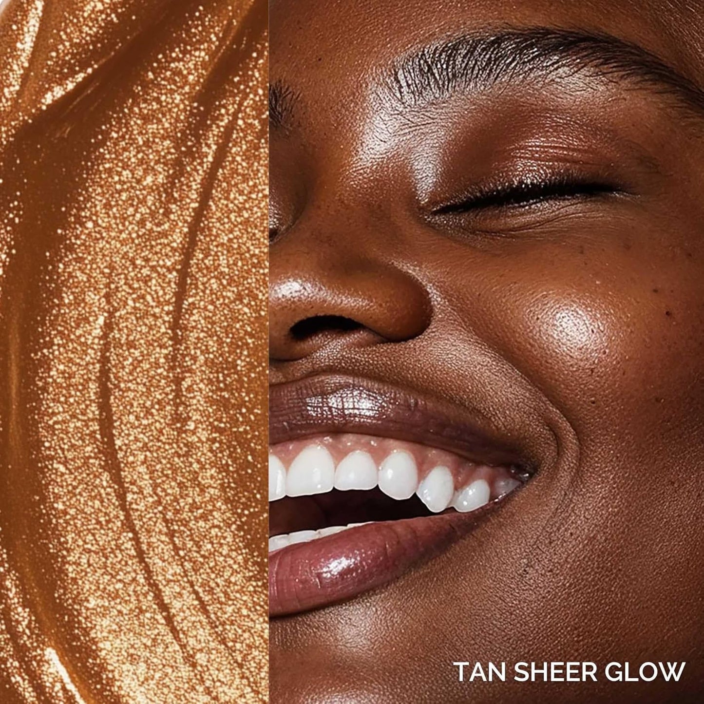 Elizabeth Mott Thank Me Later Glow Enhancer - Hydrating Face Primer & Highlighter for Radiant Skin, Vegan & Cruelty-Free, No Sulfates, Parabens, or Phthalates - Tan Sheer Glow Shade - 30g