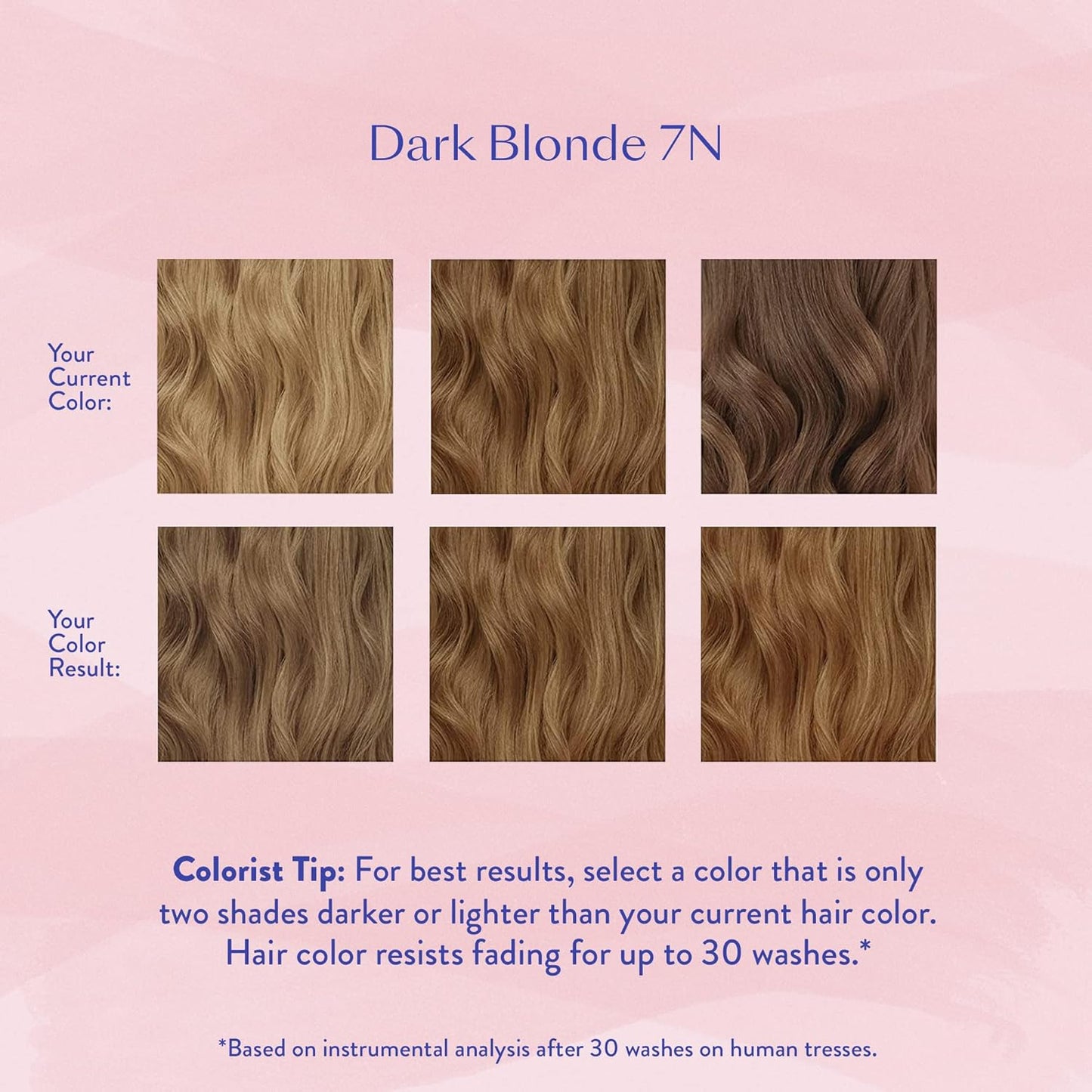 eSalon Permanent Hair Color & Hair Dye Kit - Dark Blonde - Professional-Grade Ammonia-Free Colorist for Up To 100% Gray Coverage on All Hair Types