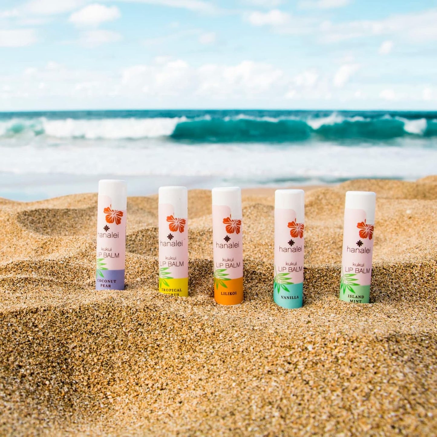 Hanalei Lilikoi Lip Balm & Moisturizer – Natural Kukui Oil & Beeswax for Hydrated, Soothed, Soft Lips – Heals Dry, Chapped, Cracked Skin – Long-Lasting Travel-Friendly Lip Care – Lilikoi Flavor