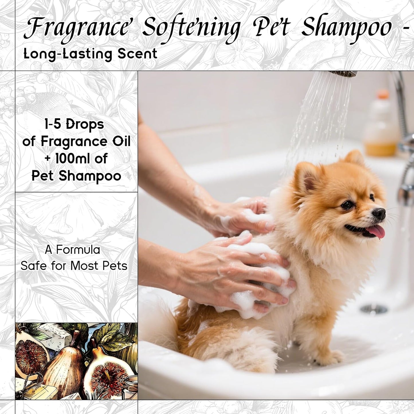 HIQILI Fig Fragrance Oil for Hotel Scent Diffuser, Candle & Soap Making Kit, Add to Skin Care, Bath & Body Products - 1 Fl Oz