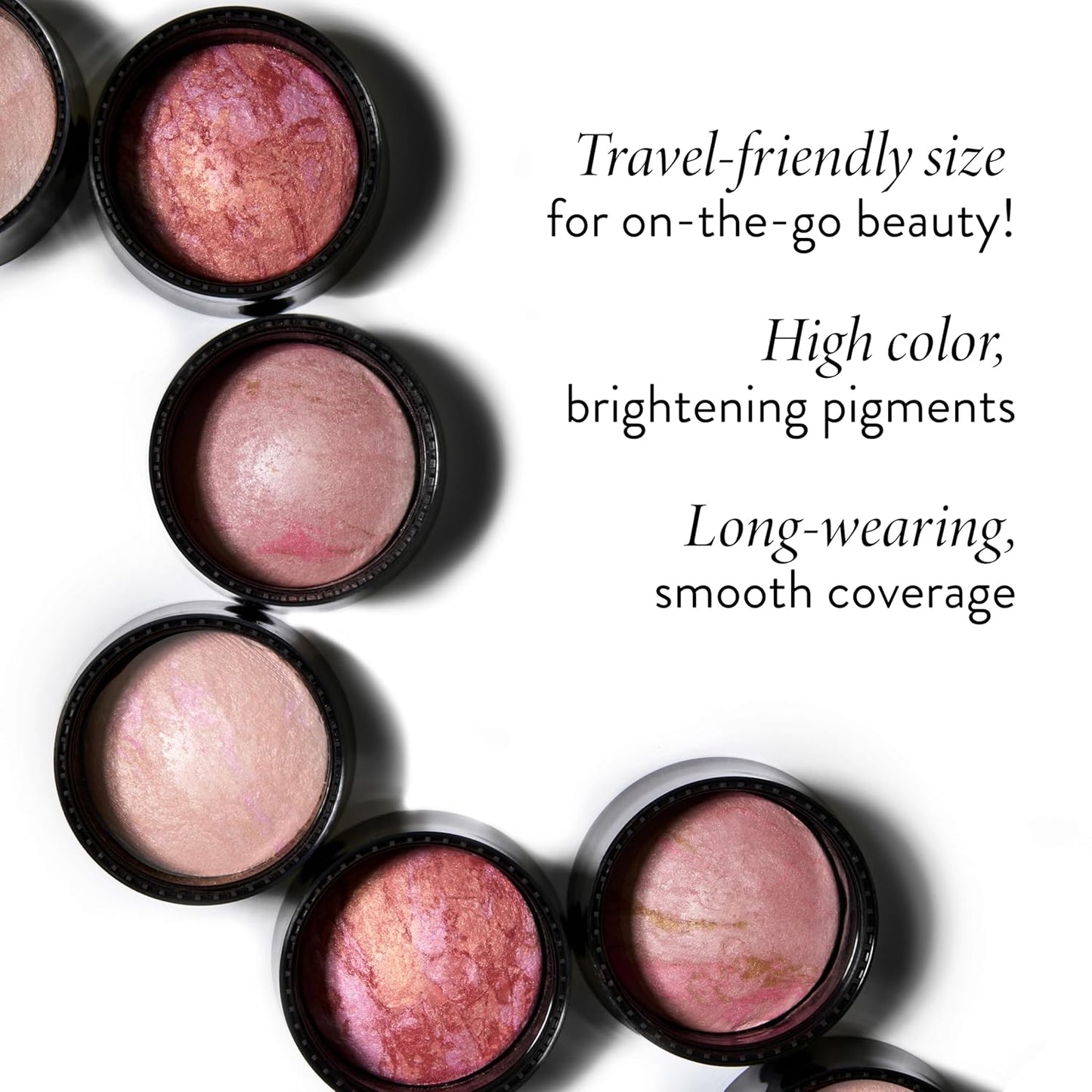 LAURA GELLER NEW YORK Baked Blush-n-Brighten Baked to Go - Ethereal Rose - Travel Size Blush