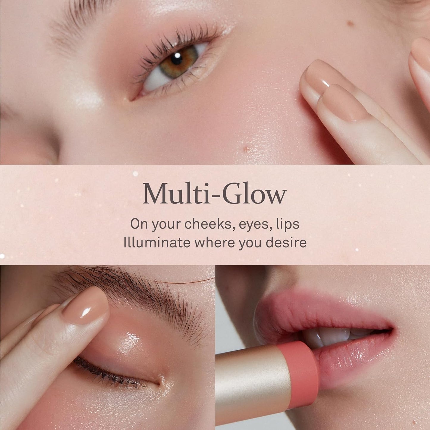 hince True Dimension Radiance Balm 10g - Natural Shimmer Glow Face Highlighter Stick Glow Balm Korean Blush Transparent Color Skin Tone Slim Fitting Texture, Multi Makeup Stick (1, TENDER ROOM, TP003)