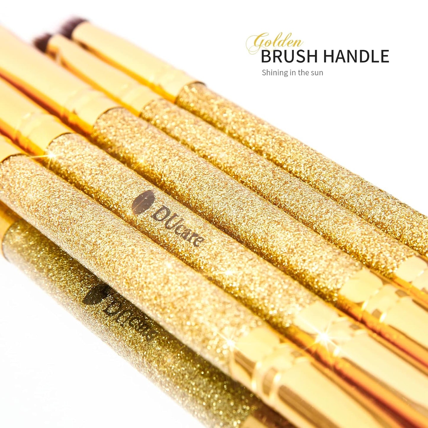 DUcare Eyeshadow Brushes Set Duo End Eye Makeup Brushes Professional Eyeshadow Brush set 5Pcs Travel Concealer Eyebrow Eyelash Eye Liners Blending