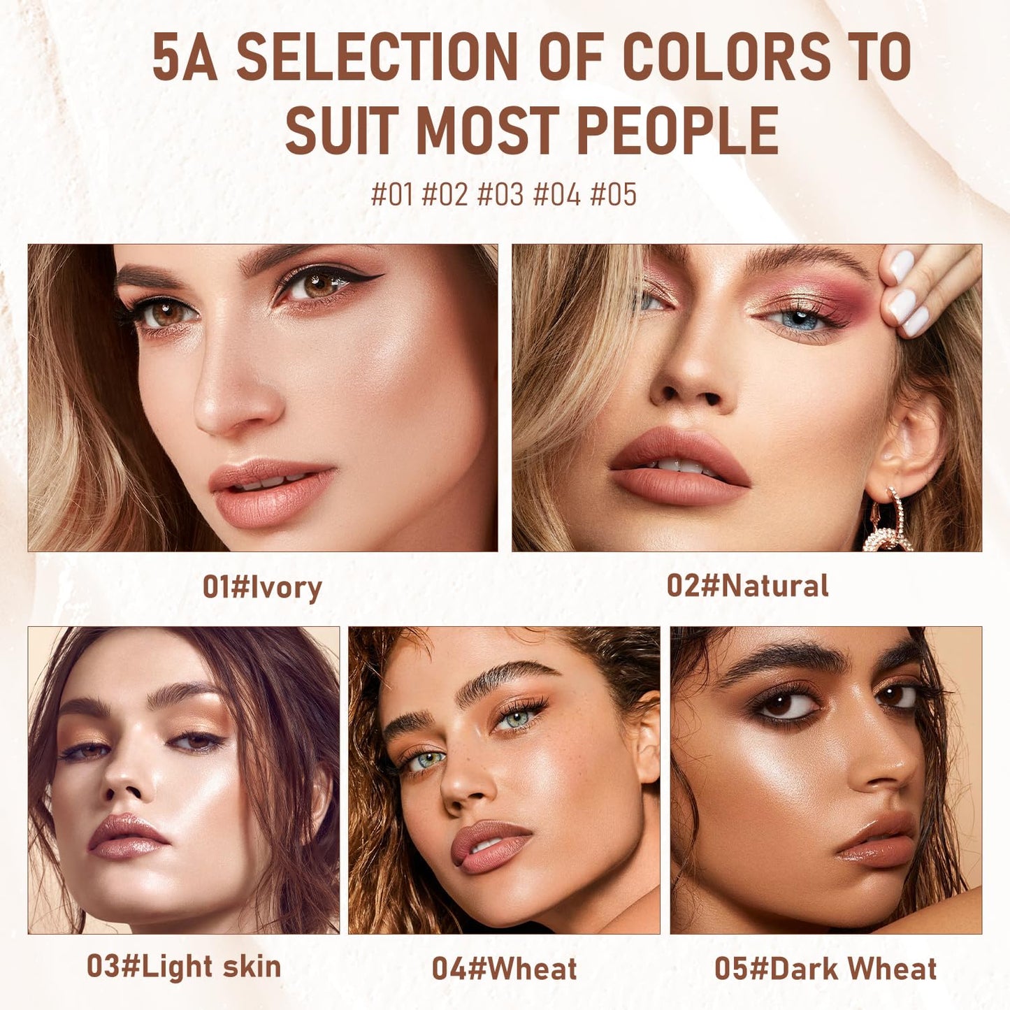 2PCS Long-Lasting Concealer Foundation Stick, Creamy Full Coverage, Hydrating Olive & Camellia Formula for Dark Circles (01 ivory)