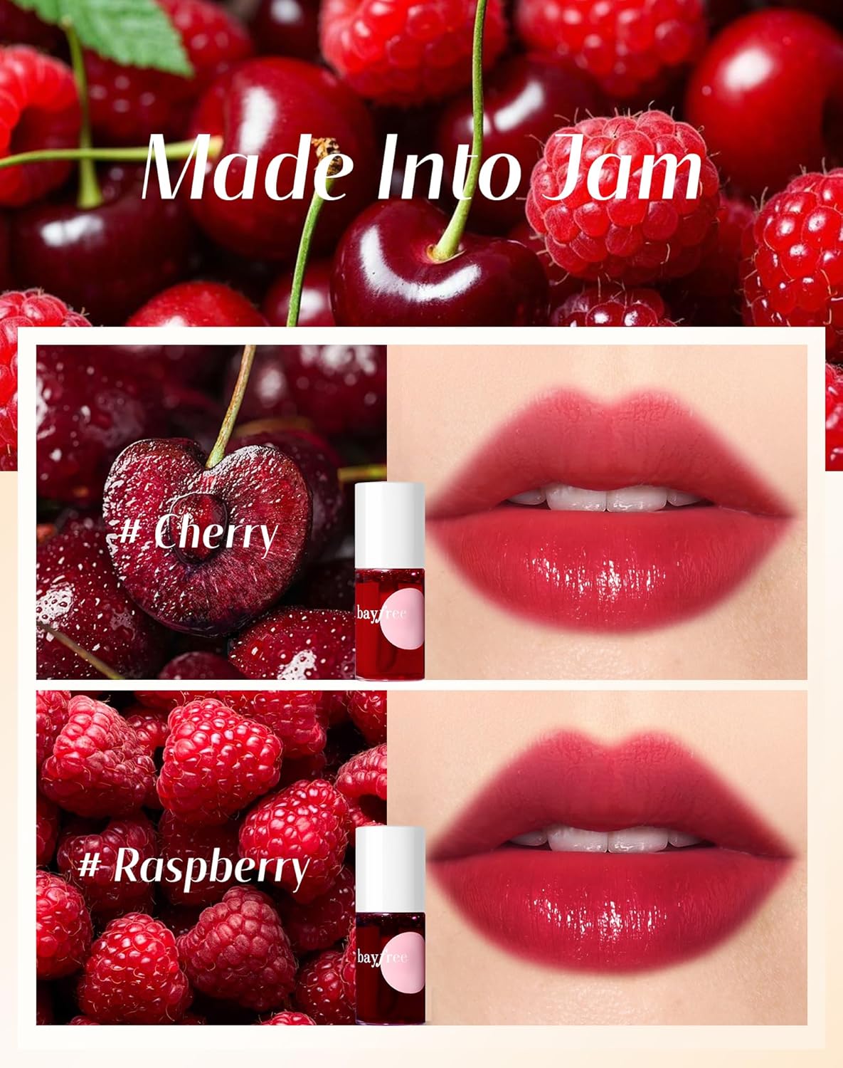 Lip Tint Stain Set, Lip Stain Long Lasting Lightweight Waterproof, Transfer-Proof, Non-sticky, Lip Makeup Matte Finish