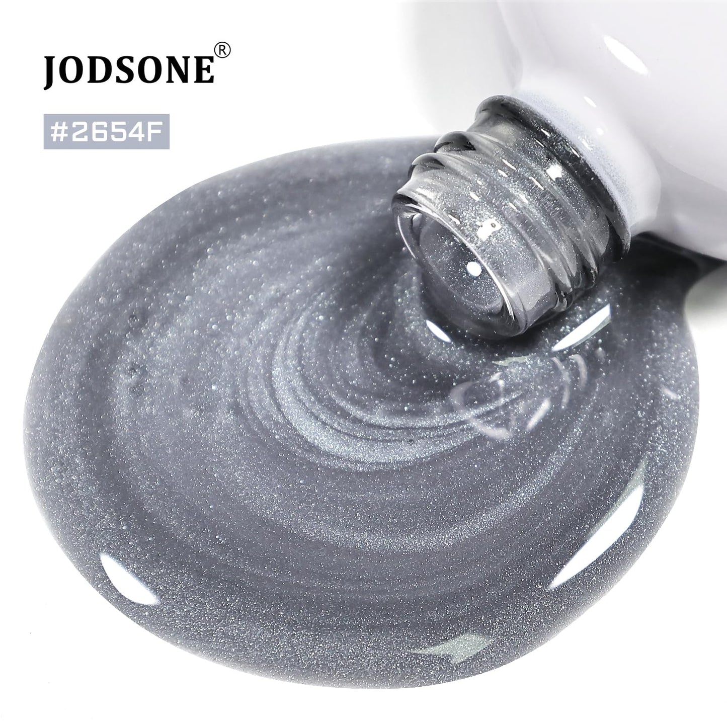 JODSONE 16.5ml Cat Eye Gel Nail Polish Silver Glitter Magnetic Reflective Translucent Need U V Curing
