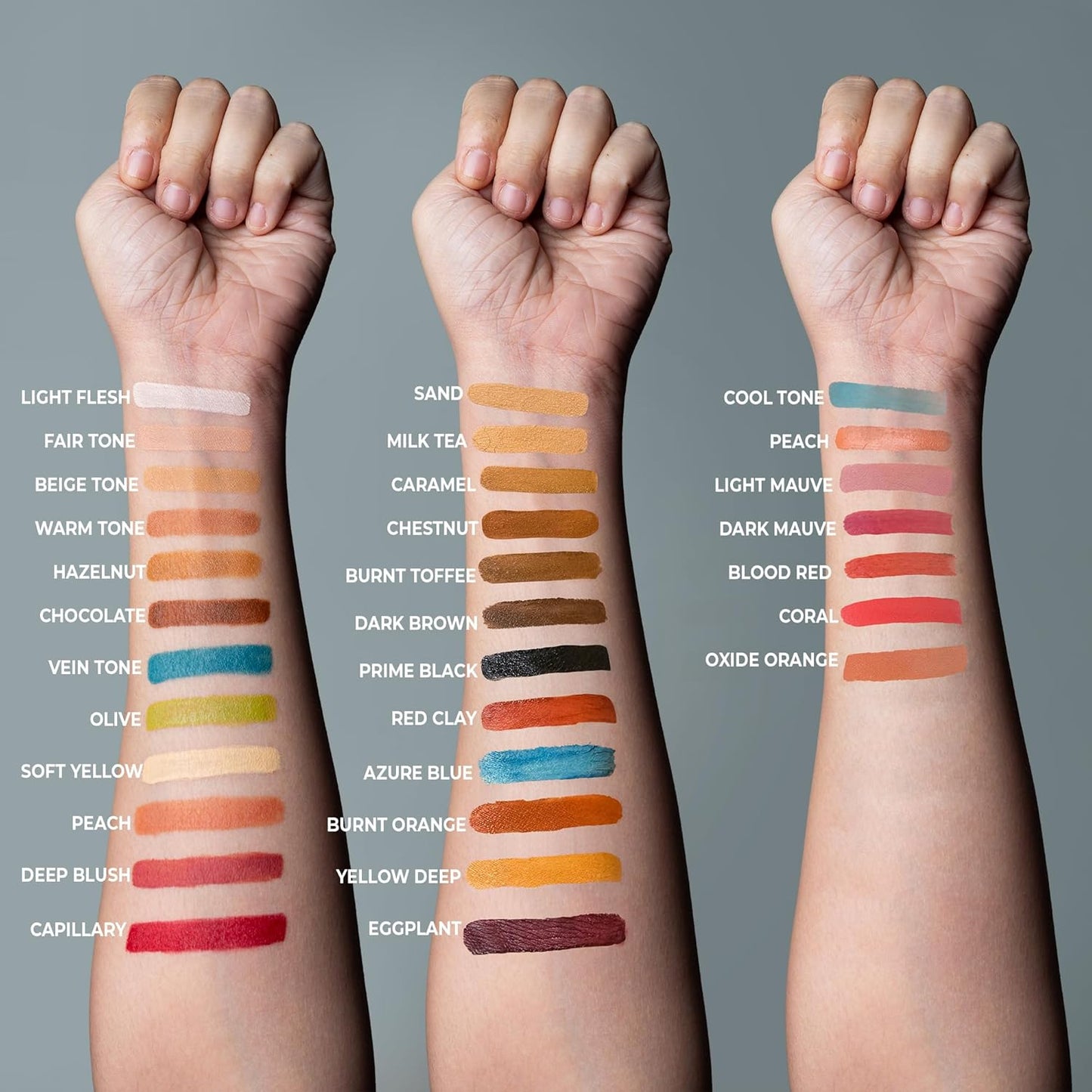 Alcohol Palette Refill Pans - Skin Tones - Coral