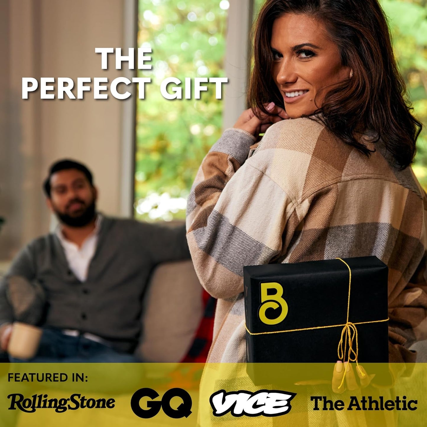 The Beard Club Derma Roller for Face, Body and Scalp - Microneedling for Men and Women with 540 Titanium Microneedles - Beard Roller & Micro Needling Scalp Hair - Yellow & Black