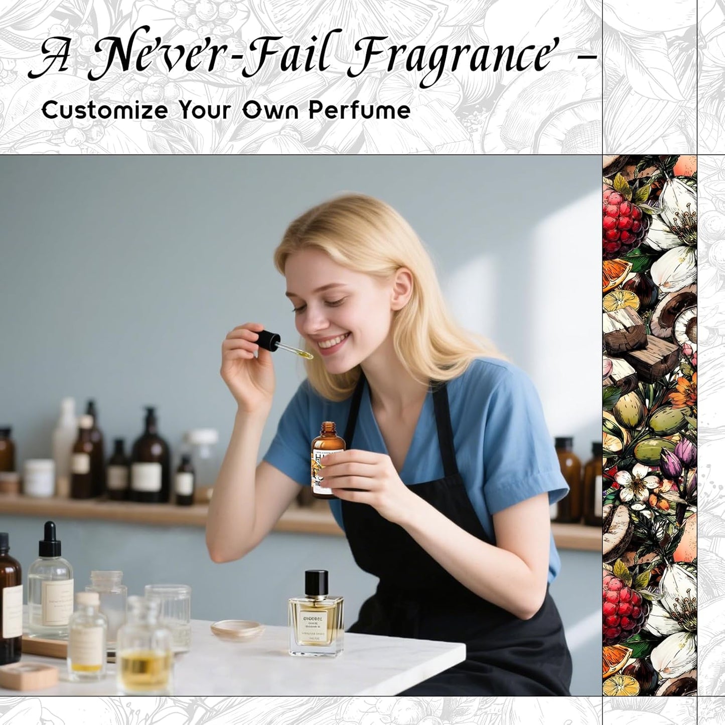 HIQILI Tidal Sonata Fragrance Oil for Diffuser, Ocean & Lemon Scents, Candle & Soap Making, Personal Care Scenting, Aquatic Notes, Long-Lasting Scents - 1 Fl Oz