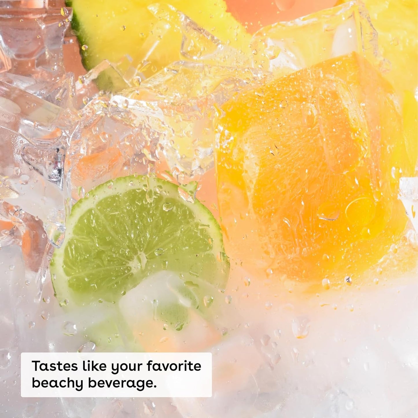 eos Flavor Lab Secret Menu Lip Balm Gift Set - Tropical Chiller, Limited-Edition, Moisturizing, Hydrating, Dry Lips, Variety Pack, 0.14 oz, 4-Pack